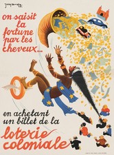 AFFICHE Poster Loterie