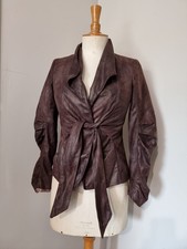 ZARA :  VESTE FAUX CUIR DAIM