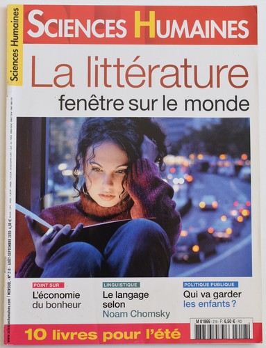 Sciences humaines 218 - sciences, n°218