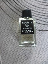 miniature parfum Egoiste Chanel eau de toilette Paris vintage deco