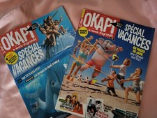 lot de 2 magazine OKAPI SPECIAL VACANCES 100% adolescent) avec 96 pages de  jeux