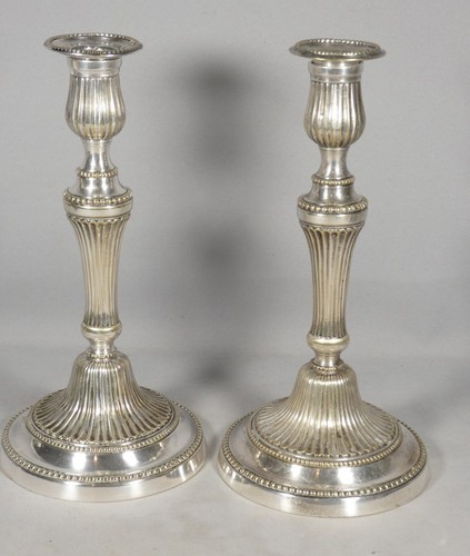Paire bougeoirs louis xvi - paire, de