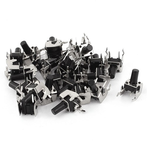 25pcs 6x6x10mm angle droit