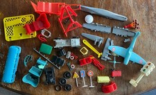 Lot Pièces Diverses Miniatures Bonux, Huilor jouet de bazar, Tacot, Avion, Bus