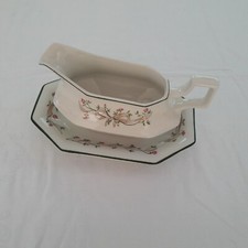 Saucière + 1 plat (lot de 2)