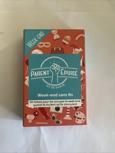 Jeu cartes parent - de, Épuisé