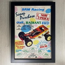 Voiture Radiocommandée Vintage Ayk Racing Radiant Encadrée