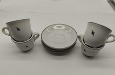 Lot Nespresso 4 Tasses 3 Soucoupes Céramique Collection Bistrot