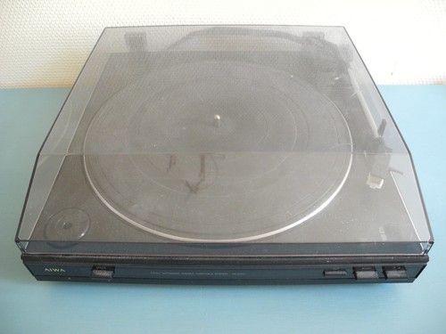 Ancienne platine vinyle - platine, aiwa