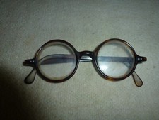 ANCIENNE PAIRE DE LUNETTES BINOCLE RONDE