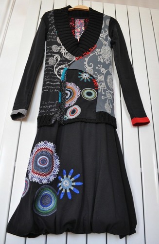 Desigual robe manches - desigual,