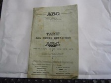 Tarif piéces détachées