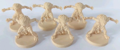 Figurines homme animal blanc - 6,