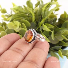 Naturel Citrine Argent