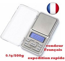 Mini Digital Balance poche électronique de Précision 0.1-500 g Pèse Bijoux herbe