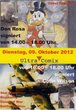DON ROSA UNCLE SCROOGE COLIN WILSON CARTE ULTRA COMIX OKTOBER 2012