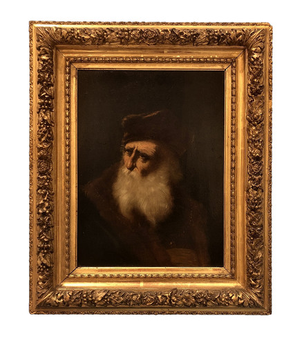 Antique oil painting - oil,