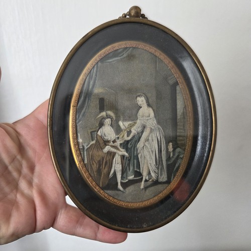 Miniature médaillon ovale - miniature,