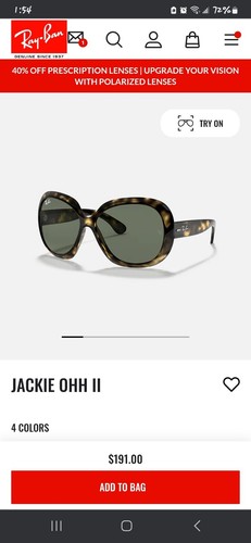 Ray ban sunglasses jackie ohh - ray,