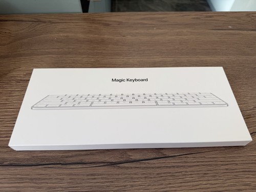 Apple magic keyboard - apple, blanc