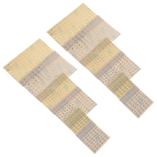Sheets lettres adhésives - 12,