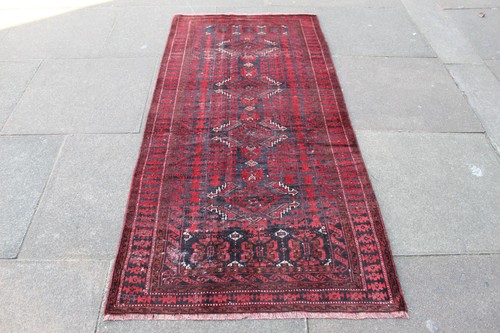 Tapis oriental laine rouge - oriental,