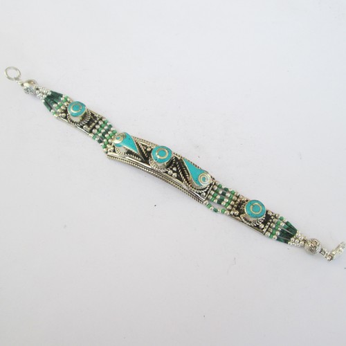 Bracelet turquoise véritable - bracelet,