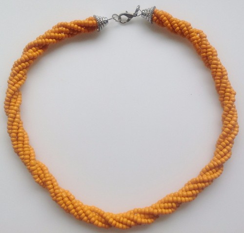 Collier rétro bijou torsade - collier,