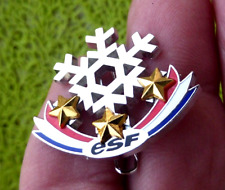 BROCHE SKI FLOCON / ESF CLUB 3
