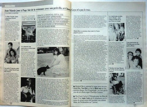 Magazine rare intimite 1985 - magazine,