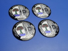 Lot de 4 Stickers 75mm AMG Affalterbach Mercedes Benz Multicolor Enjoliveurs