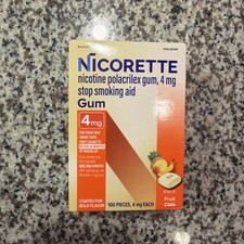 Nicorette Gum 4mg Fruit Chill