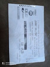 PLACE DE  CONCERT JOHNNY HALLYDAY Lille 2003