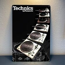 Technics Vintage Audiophile Hi-Fi Turntable sl-12000mk2 Metal Poster -20x30cm