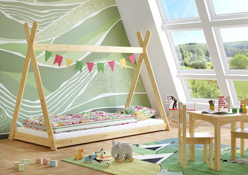 Lit bas tipi pour enfants - ,,