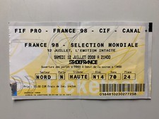 TICKET MATCH FRANCE 98 -