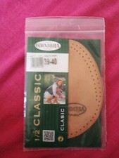 Demi semelle cuir sur latex