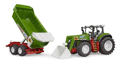 Bruder tracteur avec - -,