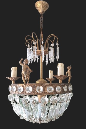 Lustre ancien cristal - en,