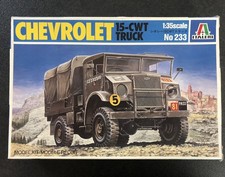 Maquette ITALERI 1/35 Réf 233 -  Camion militaire Chevrolet 15 CWT truck