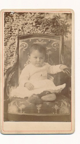 Cdv portrait bébé jeune - cdv,