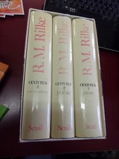 R. M. Rilke Oeuvres  Prose Poésie Correspondance 3 volumes en coffret