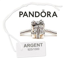 Authentique Pandora Argent 925/1000ᵉ Thème Paquet Surprise Cadeau (791400CZ)