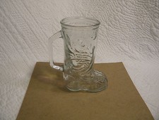 Vintage 6" Tall Clear Glass