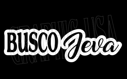 Busco jeva novia decal - busco, sticker
