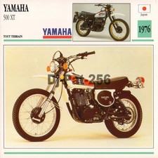 Fiche Moto : YAMAHA XT 500
