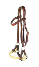 Side Tirer Leather Double Corde Nose Bitless Bridon