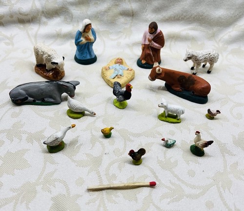 Creche religieuse santon - religieuse,