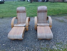 Paire de Fauteuils Transat en