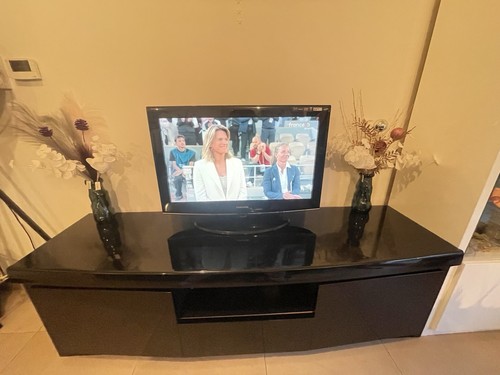 Grand meuble télé laqué - meuble,